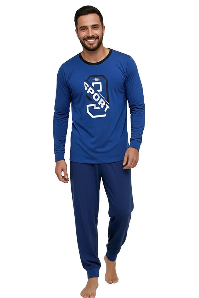 Pijama Estampado Sem Carda (Sport) – Homem