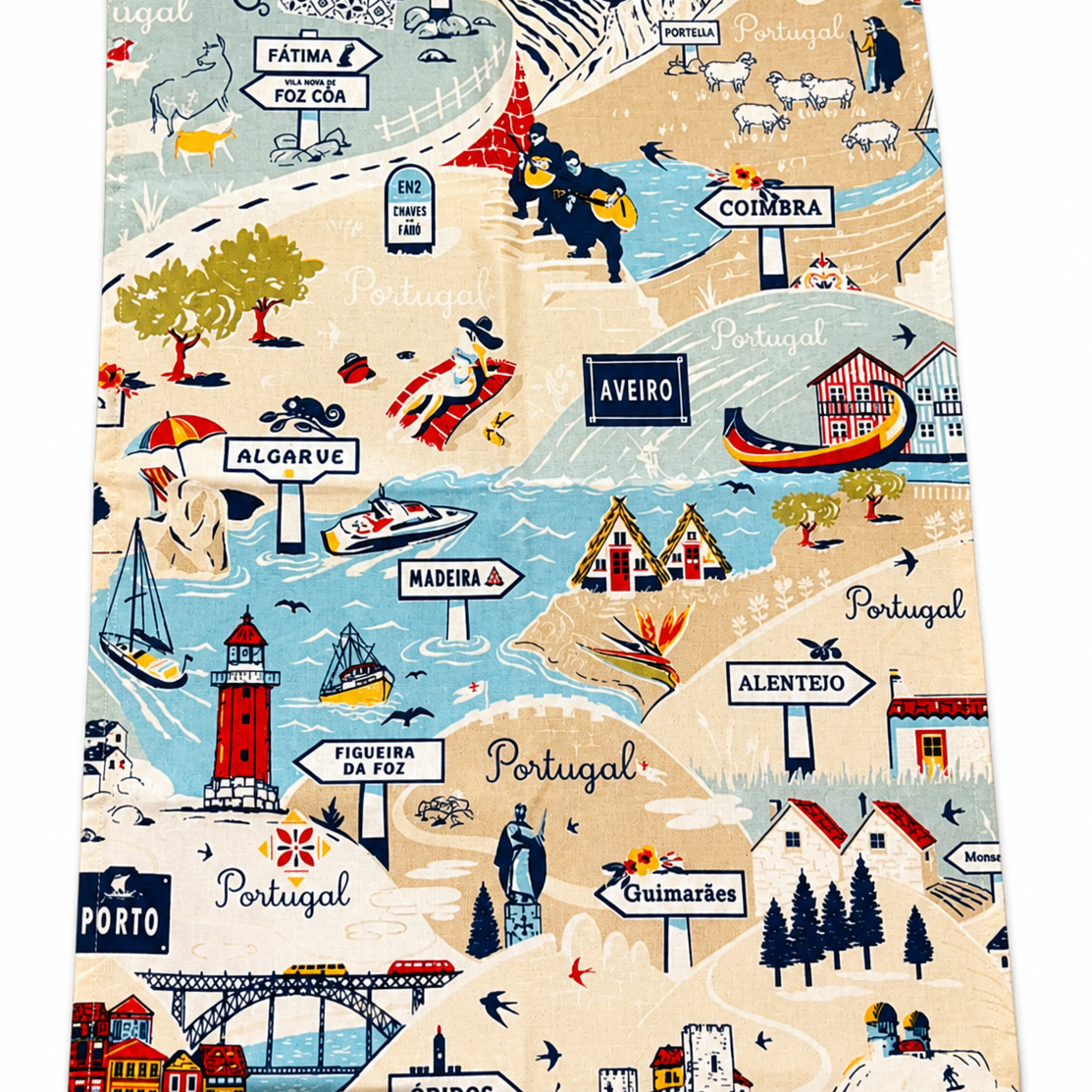 Pano de Cozinha Algodão (Pack 2) - Portugal