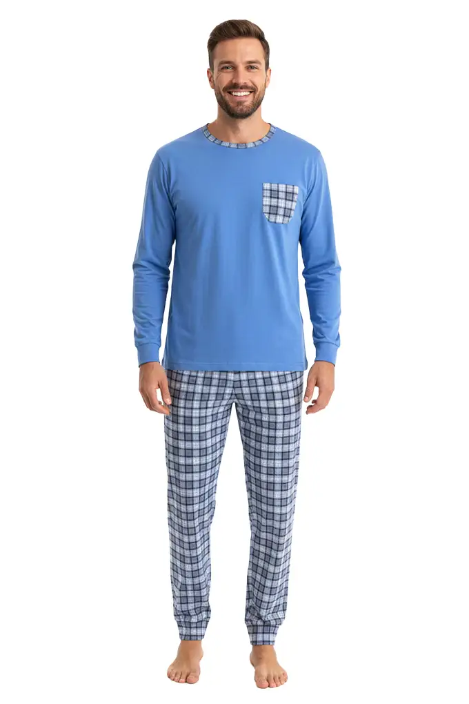 Pijama Estampado Sem Carda – Homem