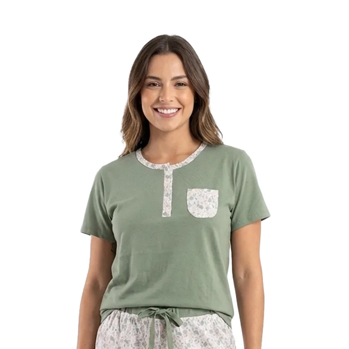 Pijama Manga Curta – Senhora (S/M)
