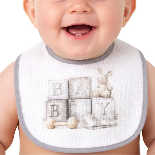 Babete Impermeável Algodão (Pack 3)