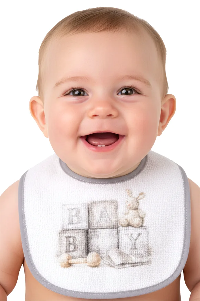 Babete Impermeável Algodão (Pack 3)