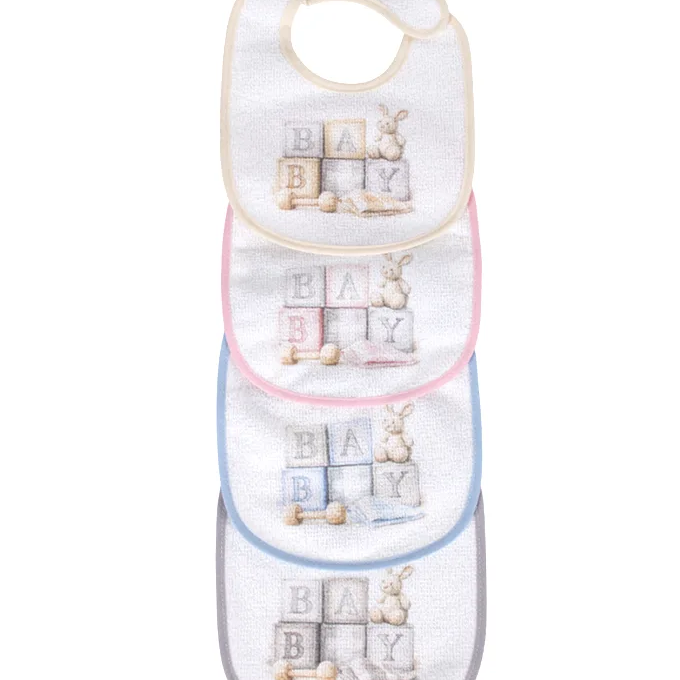 Babete Impermeável Algodão (Pack 3)