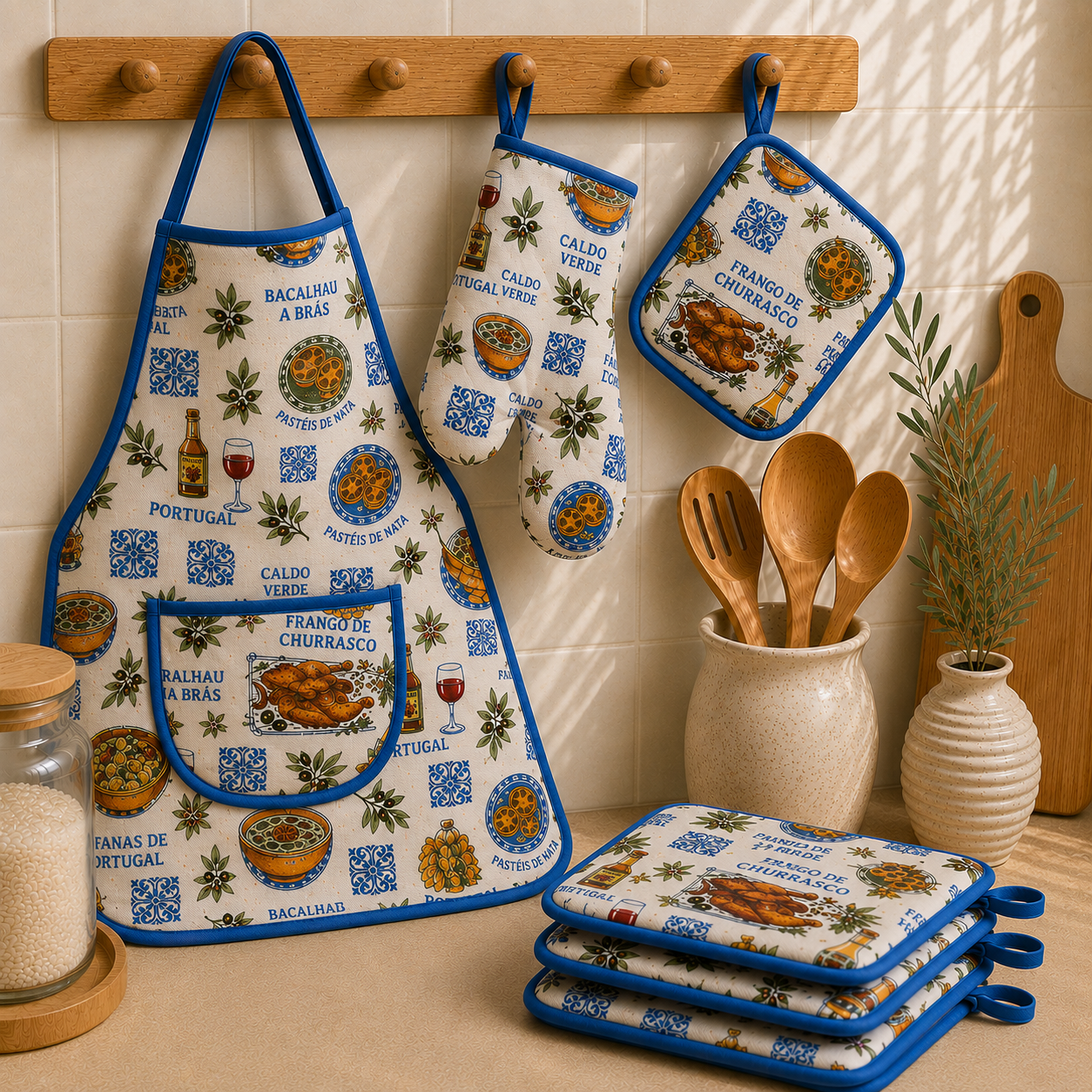 Portugal - Conjunto de Cozinha (3 Peças)