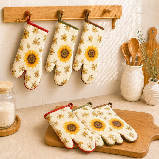 Girassol - Luvas de Cozinha (Pack 2)