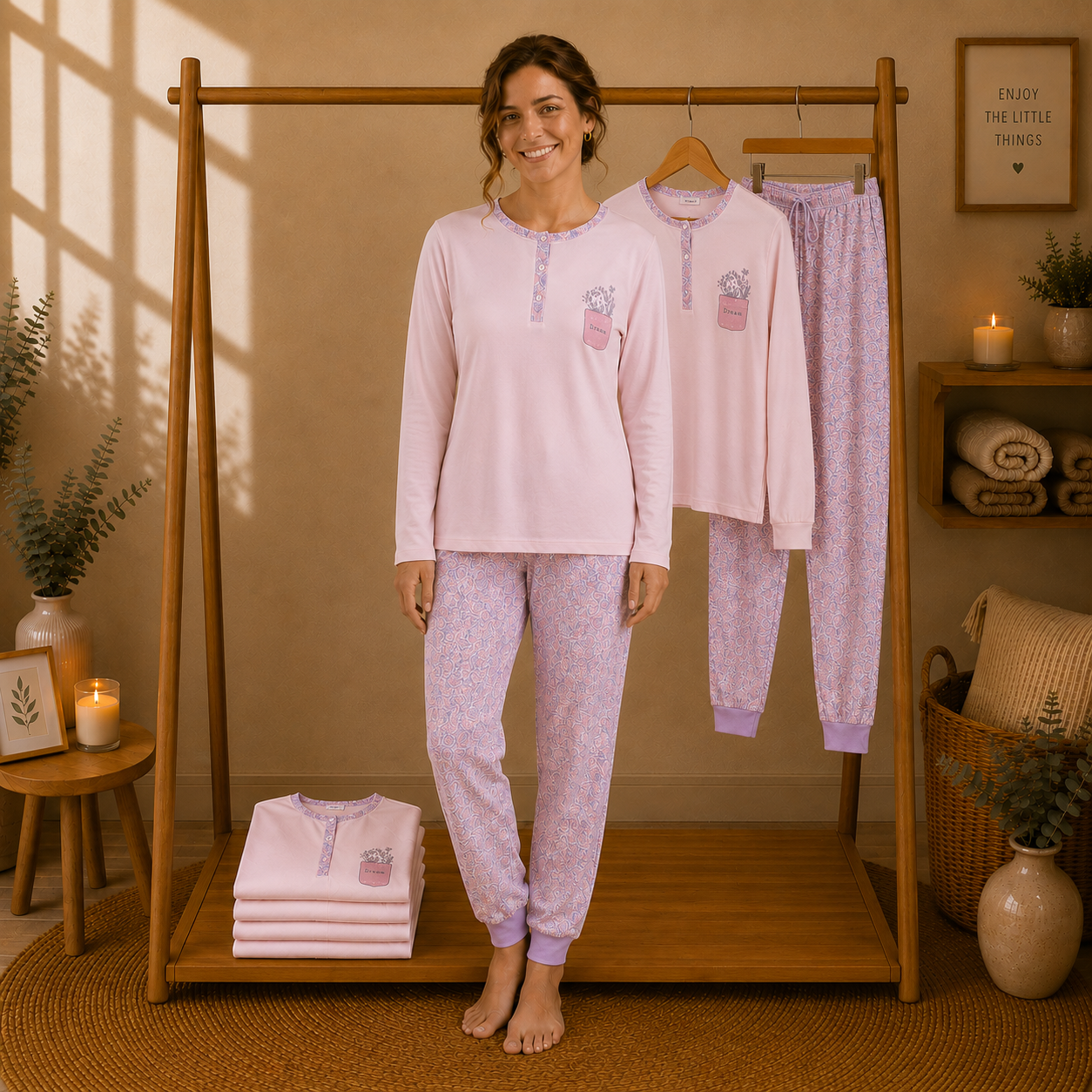 Pijama Estampado Flores