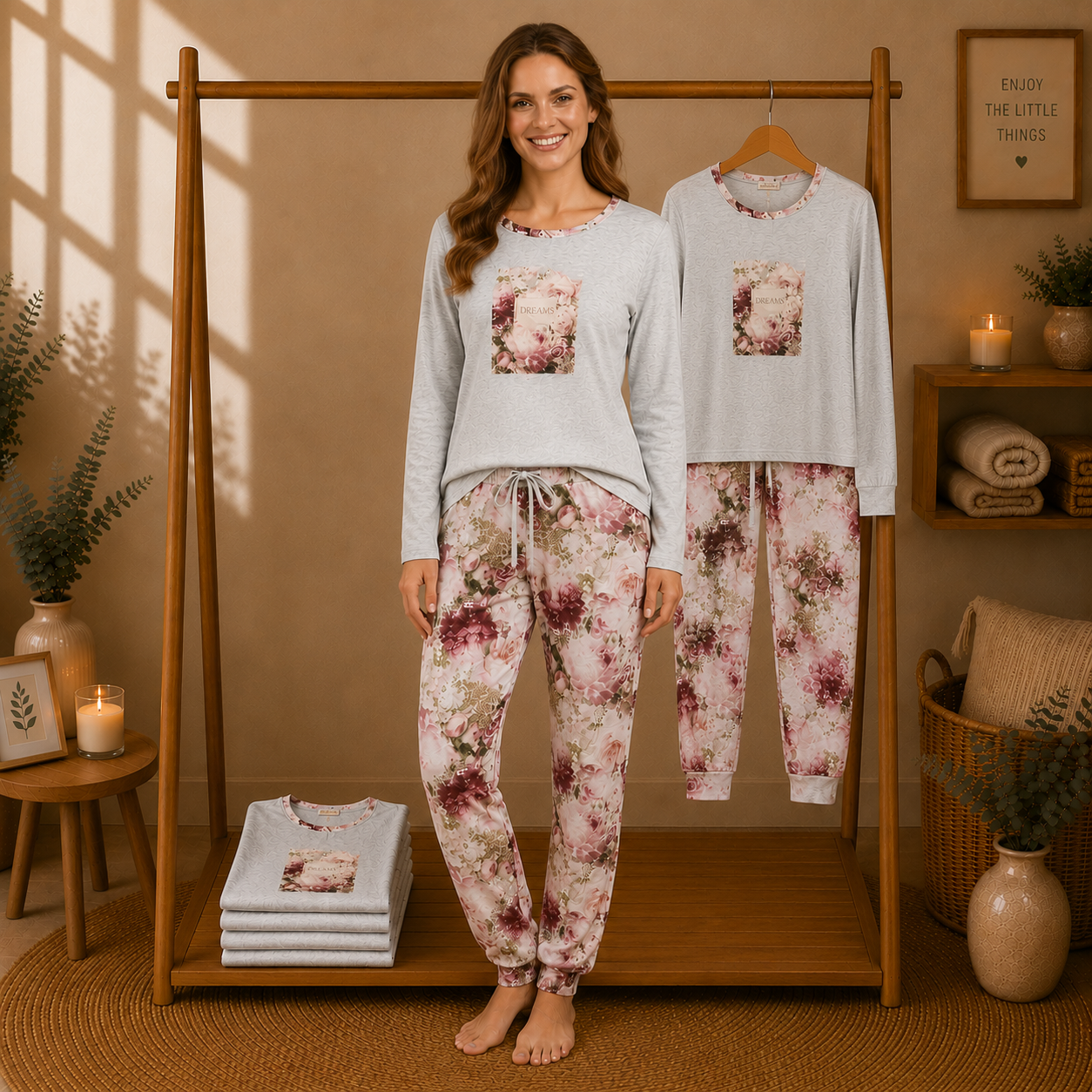 Pijama Estampado Flores
